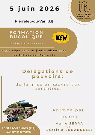 Formation : Délégations de pouvoirs