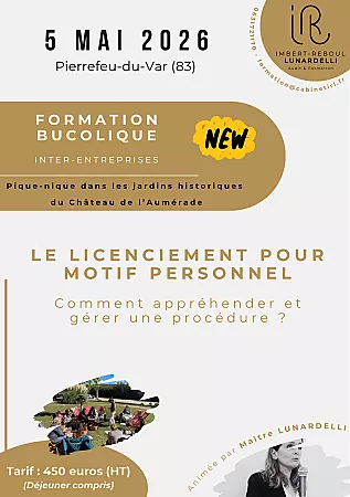 Formation : le licenciement pour motif personnel
